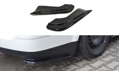 Zijdiffusers VW Passat 3B Glans Zwart