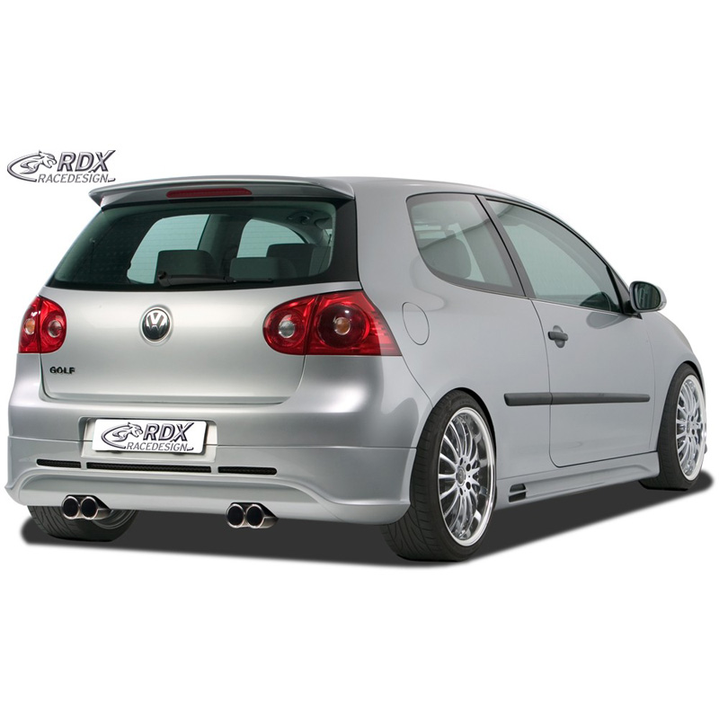 Achterskirt  Volkswagen Golf V GTI/R Hatchback 3/5-deurs 2003-2008 (uitlaat links/rechts) excl. Variant/Plus (ABS)