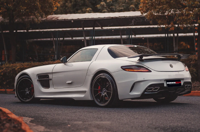 Mercedes Benz W197 SLS AMG BKSS Style Carbon Fiber Spoiler 2010-2015