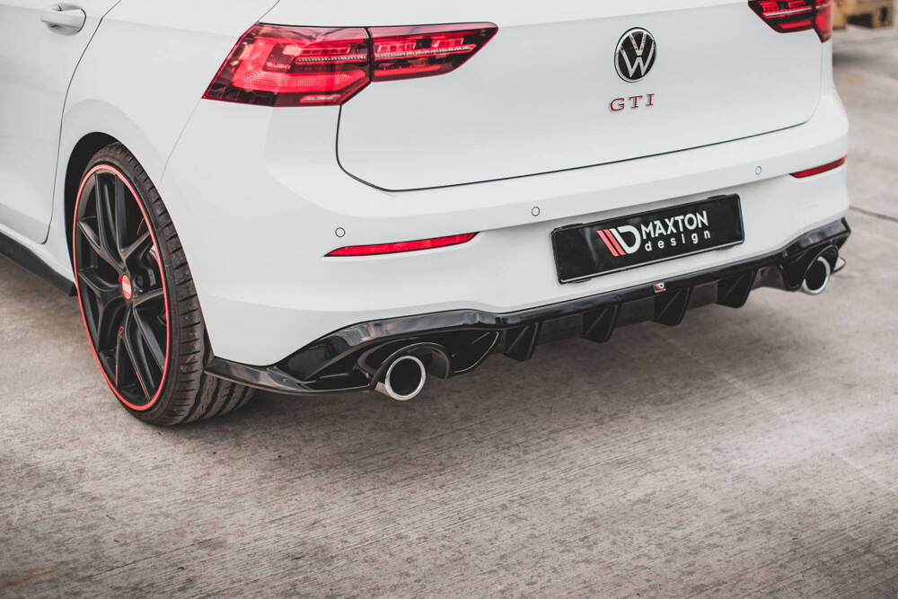 Diffuser V.1 Volkswagen Golf 8 GTI Maxton Glans Zwart
