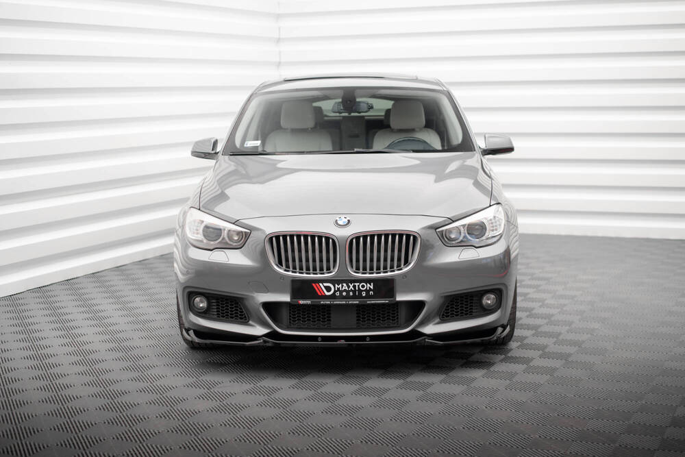 Voorspoiler BMW 5 GT M Pakket F07 Maxton Glans Zwart