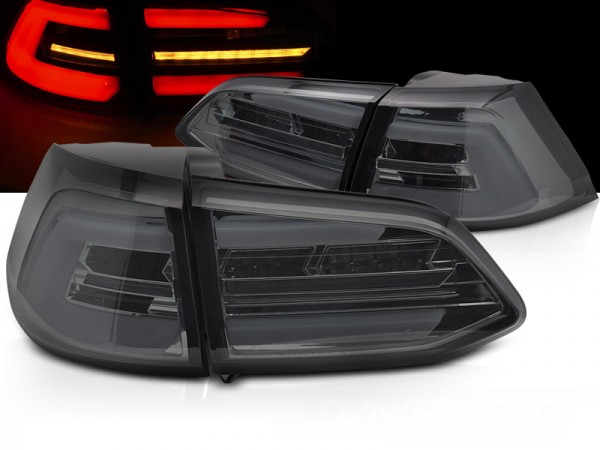 Taillights VW Golf VII 12- black/Smoke Led