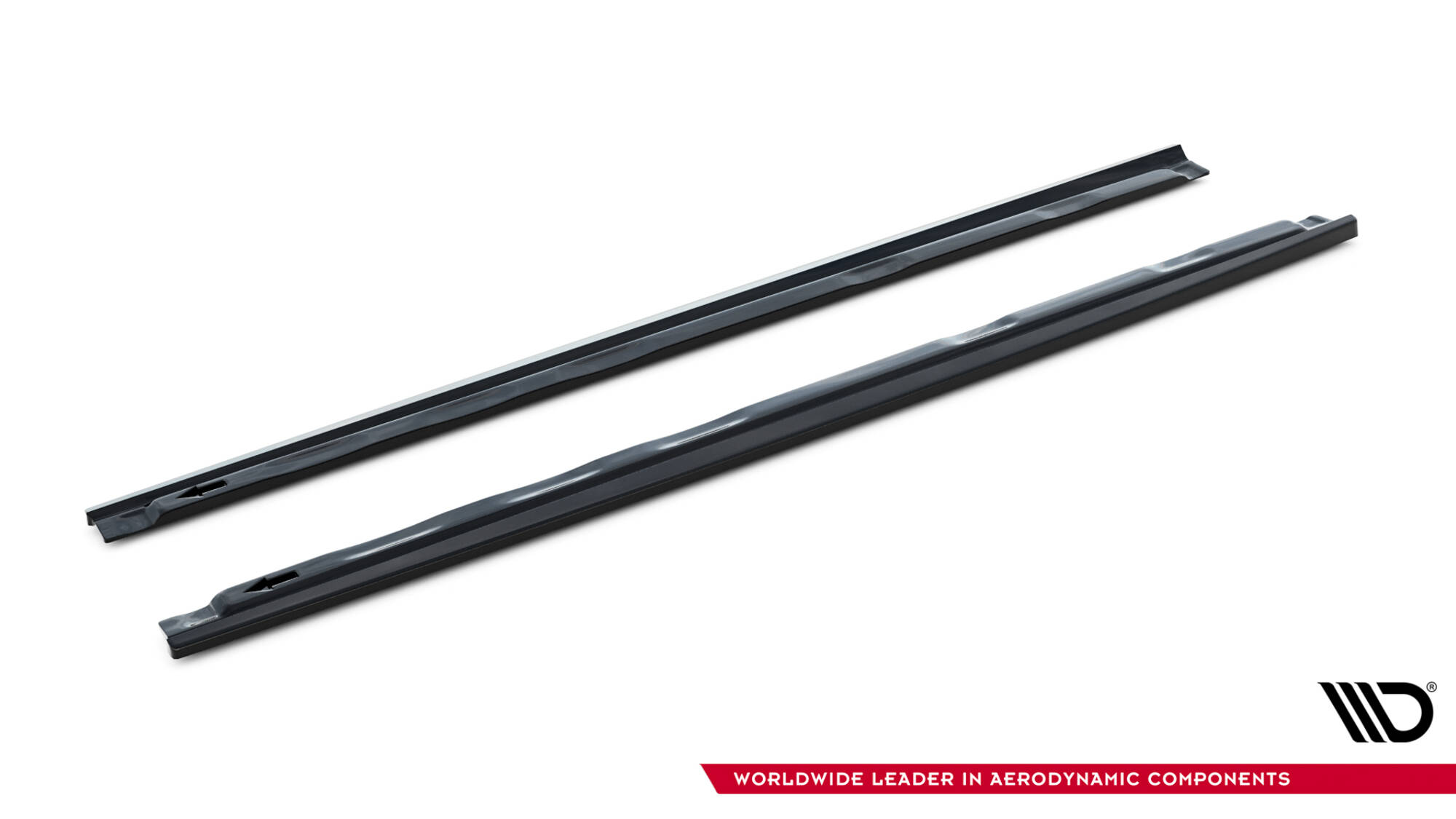 Zijskirts Renault Laguna Hatchback GT MK3 Maxton Glanzend zwart
