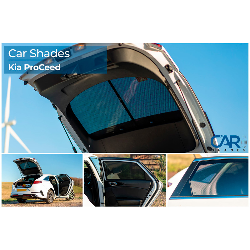 Set Car Shades  Kia ProCee'd (CD) Shooting Brake 2018- (6-delig)