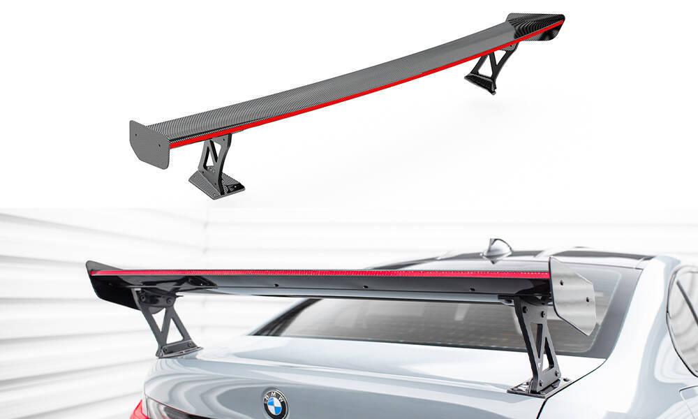 Spoiler met LED V.1 BMW M3 G80 Maxton Carbon