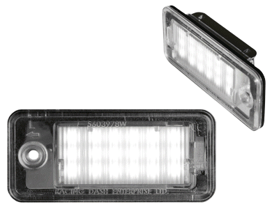 LED Licenceplateplaat lightning Mercedes Benz W203 00-05 Limousine