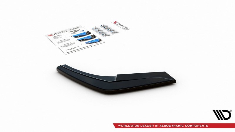 Achterzij Spoilers BMW 1 F20 Facelift M-power Glanzend Zwart