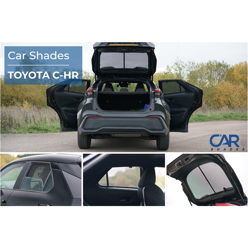 Set Car Shades  Toyota C-HR II 2023- (4-delig)