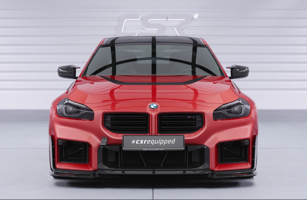 Voorspoiler BMW M2 G87 CSR Glans Zwart