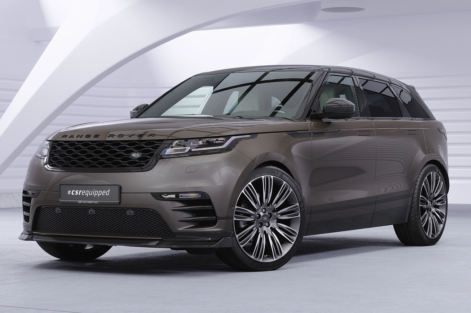 Voorspoiler Land Rover Range Rover Velar Glans Zwart (2020-)