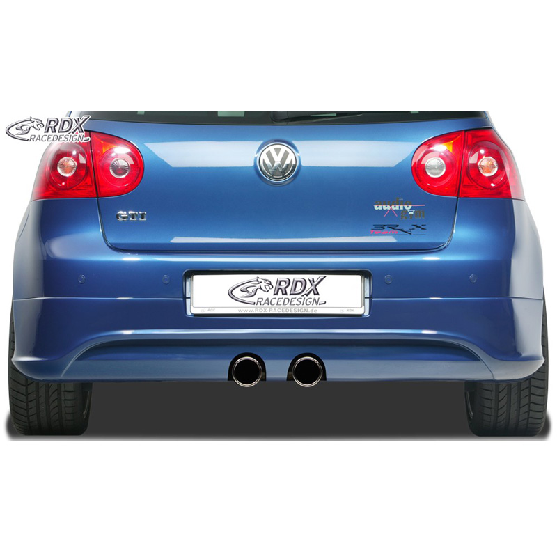 Achterskirt  Volkswagen Golf V R32 Hatchback 3/5-deurs 2003-2008 (R32 uitlaat) excl. Variant/Plus (ABS)