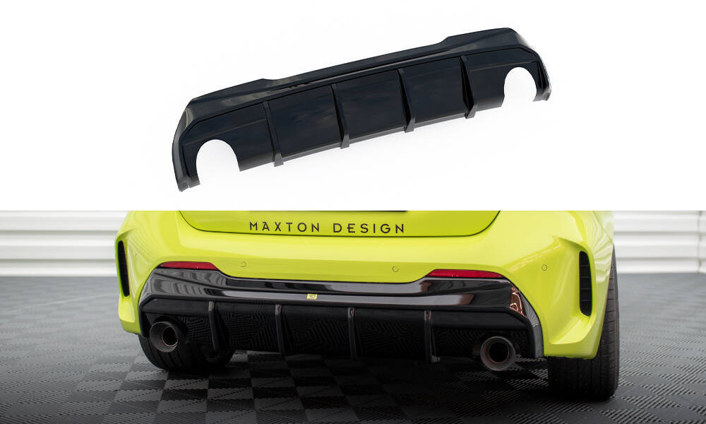 Diffuser V.3 BMW 1 Serie M Pakket / M135i F40 Maxton Glans Zwart