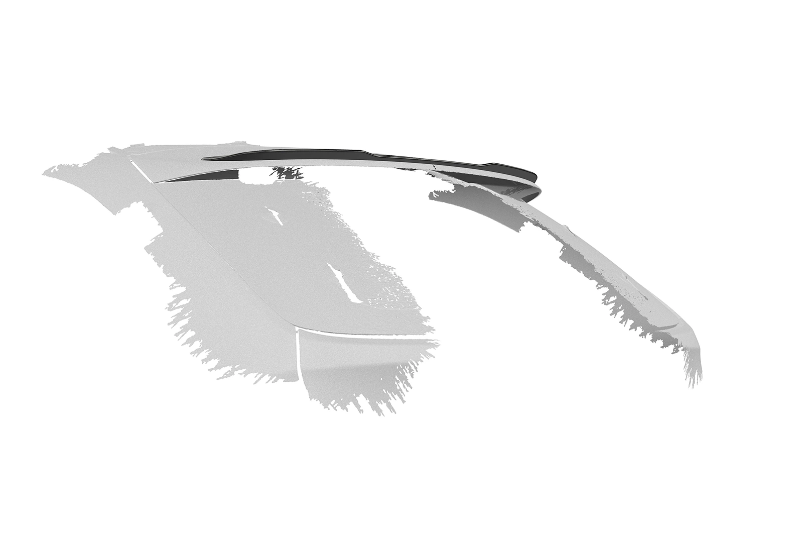 Achterspoiler BMW 3er F31 Touring glans zwart
