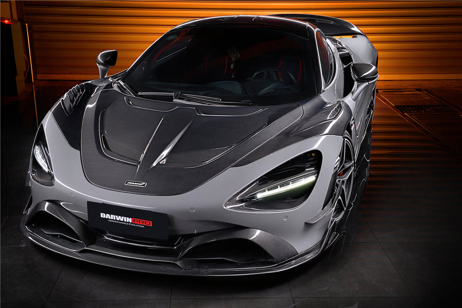 McLaren 720s Se²NWB Style Carbon Fiber Voorspoiler 2017-2021