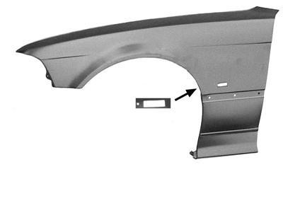 spatbord, met zijknipperlichtgat, links,-09/1996 BMW 3 serie E36