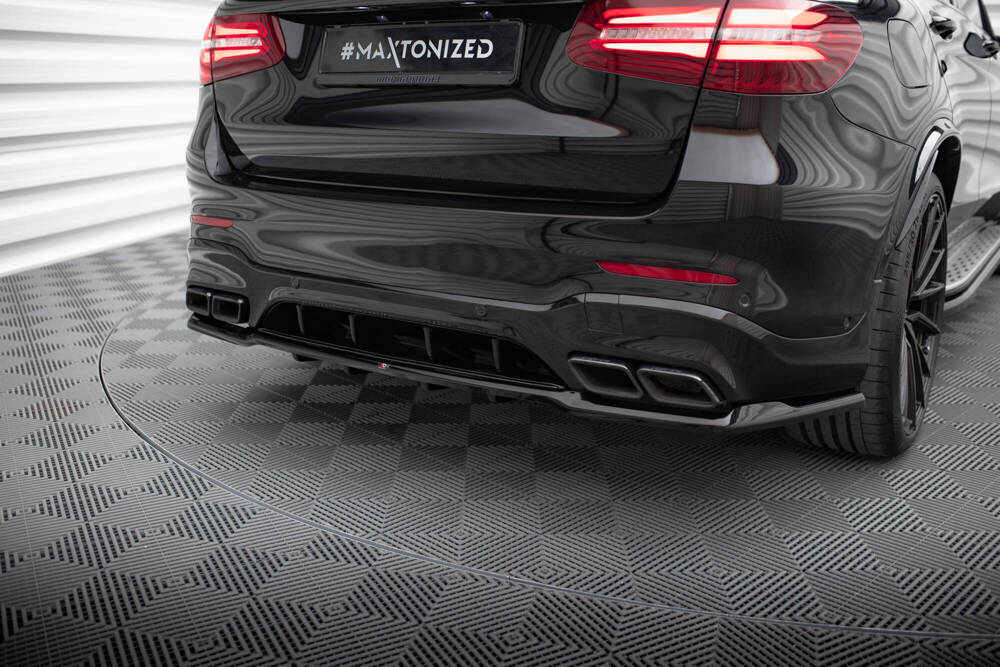 Diffuser V.2 Mercedes AMG GLC 63 SUV X253 Maxton Glans Zwart
