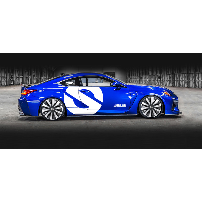 4-Delige Sparco Wieldoppenset Lazio 14-inch grijs/zilver