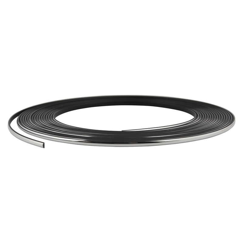ChromeProfile 4mm-length 8 meter black tape