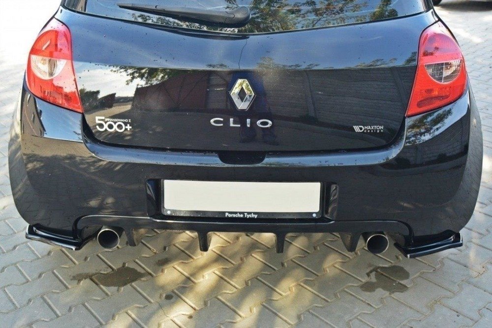 Zijdiffusers Renault CLIO RS MK3 Glans zwart