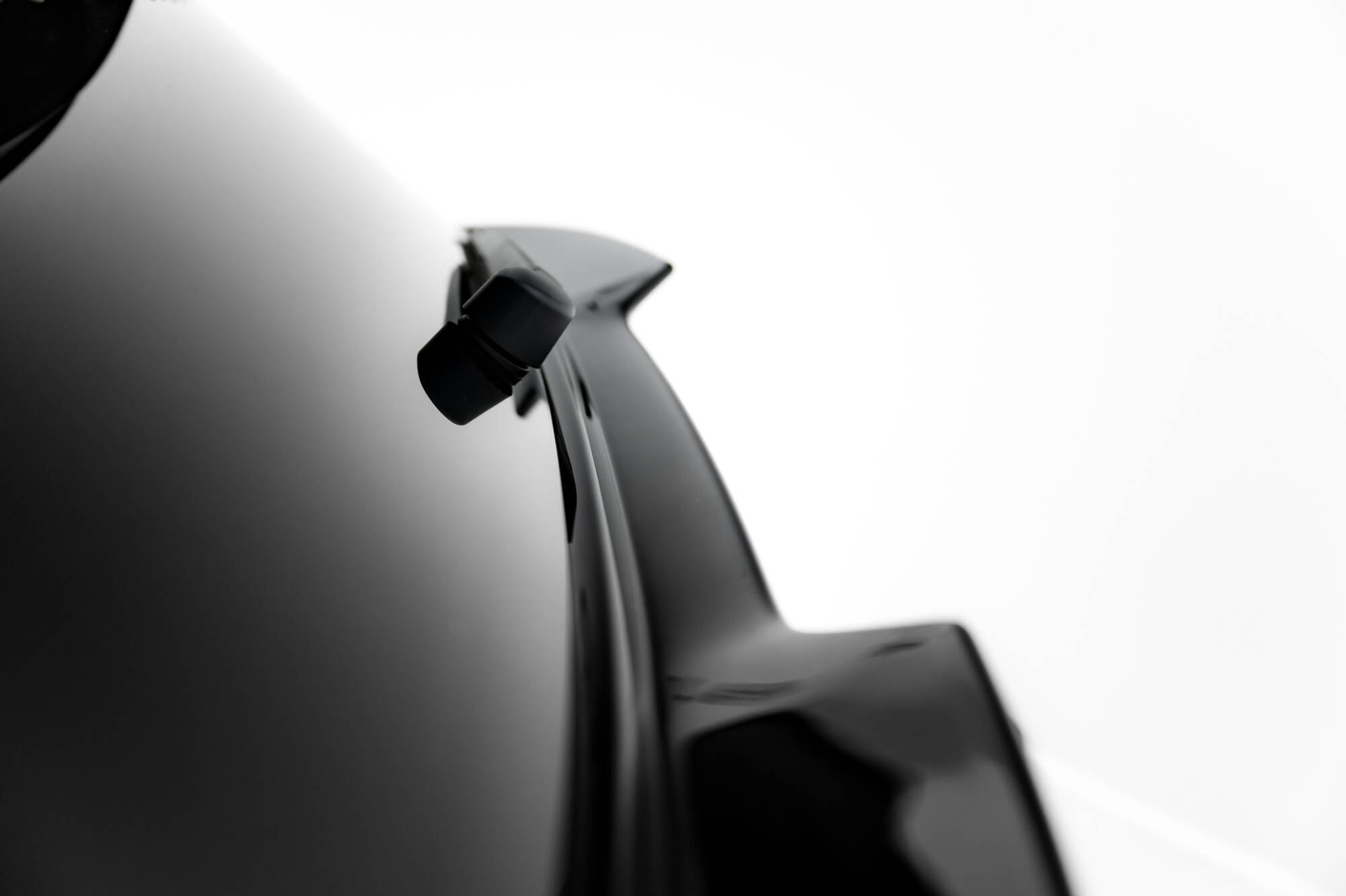 Spoiler Cap 3D Volkswagen Golf GTI / GTI Clubsport / R / R-Line / GTE / GTD Mk8 / Mk8 Facelift Maxton Glanzend zwart