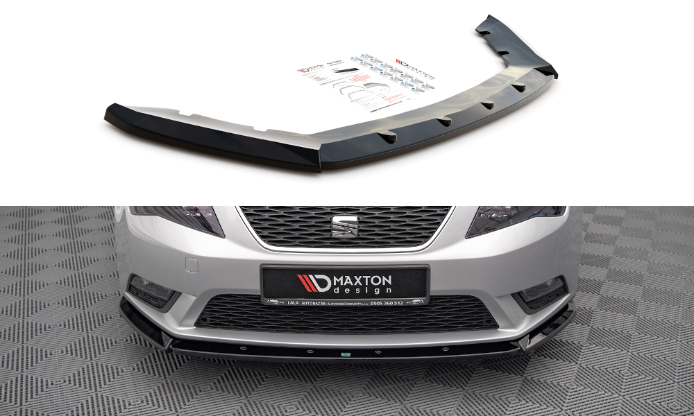 Voor splitter V1 Seat Leon Hatch Mk3 Maxton