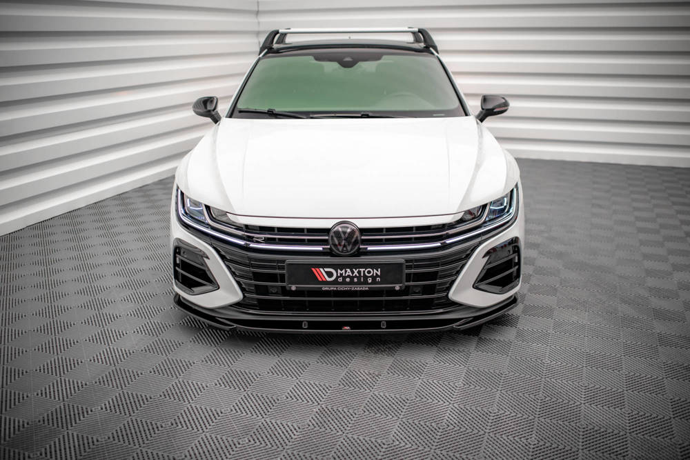 Voorspoiler V.1 Volkswagen Arteon R Maxton Glans Zwart