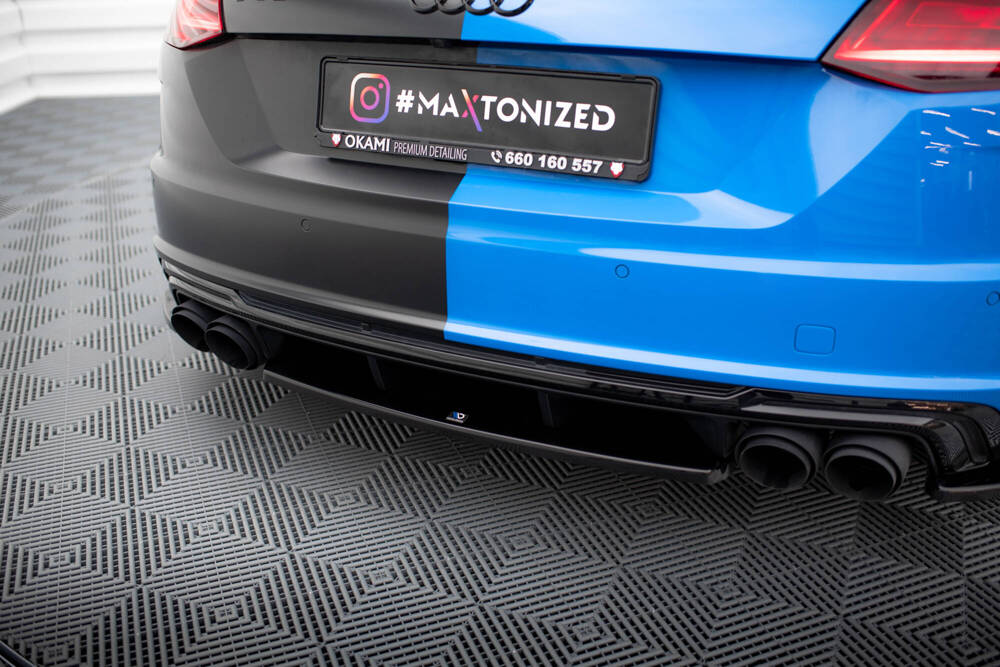 Diffuser Audi TTS 8S Maxton Glans Zwart