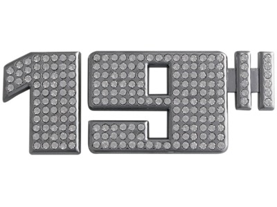 Wheel Inch Embleem 19'' Chroom met Crystal