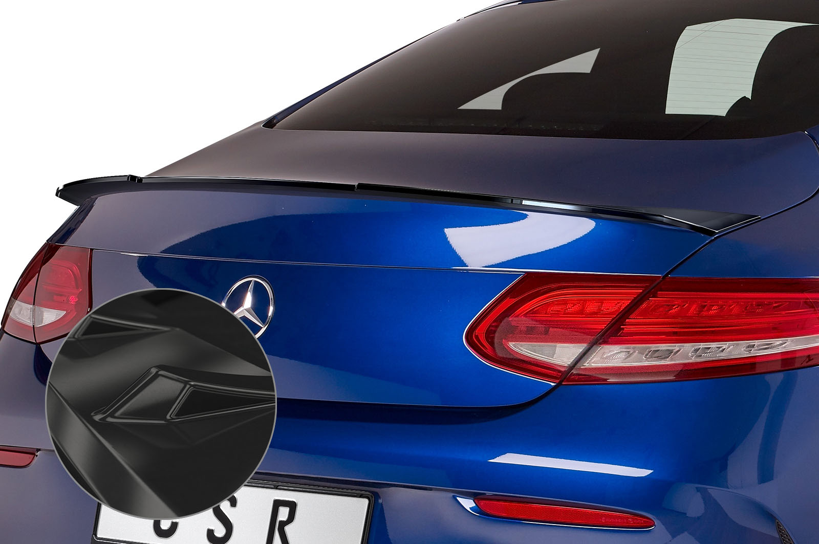 Achterspoiler Mercedes-Benz C-Klasse C205 Glans Zwart – CSR Automotive – vanaf 2015