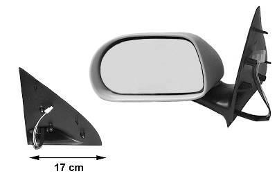spiegel, (ook Brava), bol glas, elektr verstelb, verwarmd, in pr