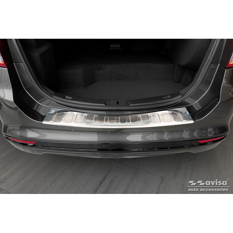 RVS Achterbumperprotector  Ford Mondeo V Hatchback/Sedan 2014-2019 & Facelift 2019- 'Ribs'
