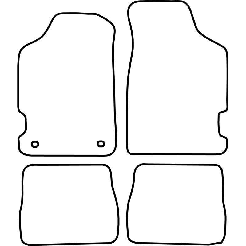 Automatten Velours  Citroen Saxo 2000-2003