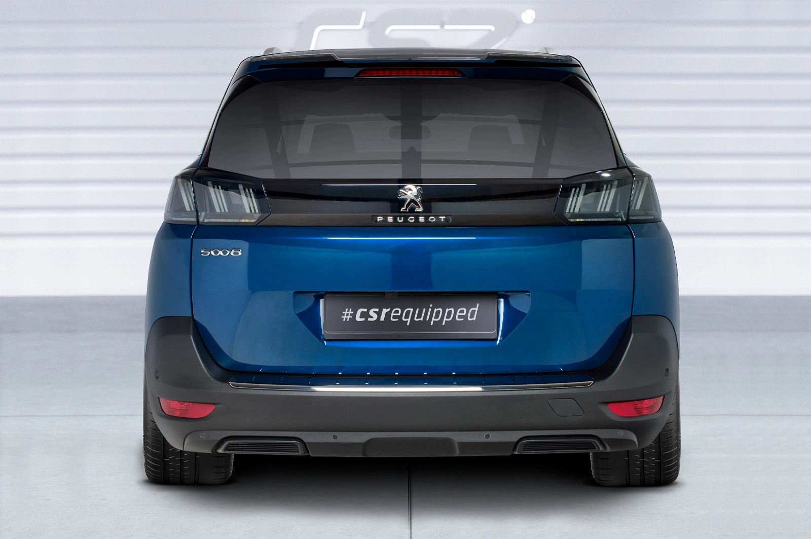 Achterspoiler Peugeot 5008 (2e Gen) Glans Zwart van CSR Automotive (2017-)