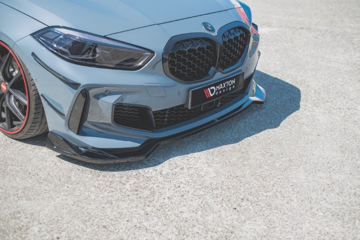 Voorspoiler BMW 1 Serie F40 M-Pack/ M135i Glans Zwart V5