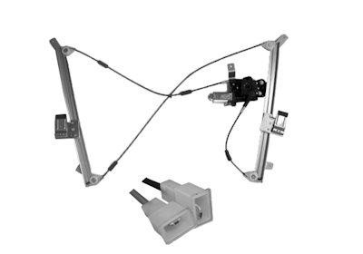 raammechanisme, 3 drs, incl motor, links Audi A3, 1996-2003