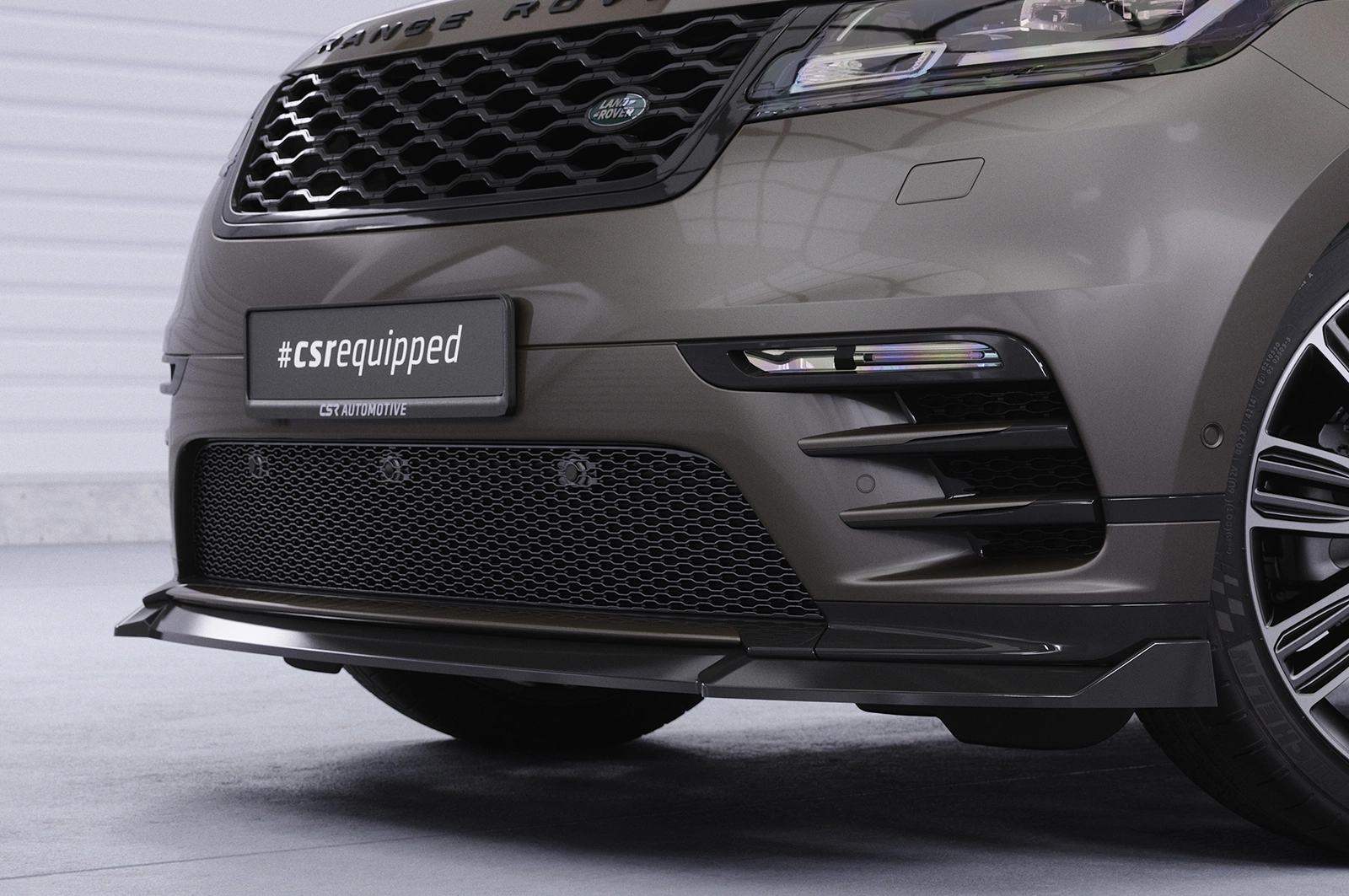 Voorspoiler Land Rover Range Rover Velar Glans Zwart (2020-)