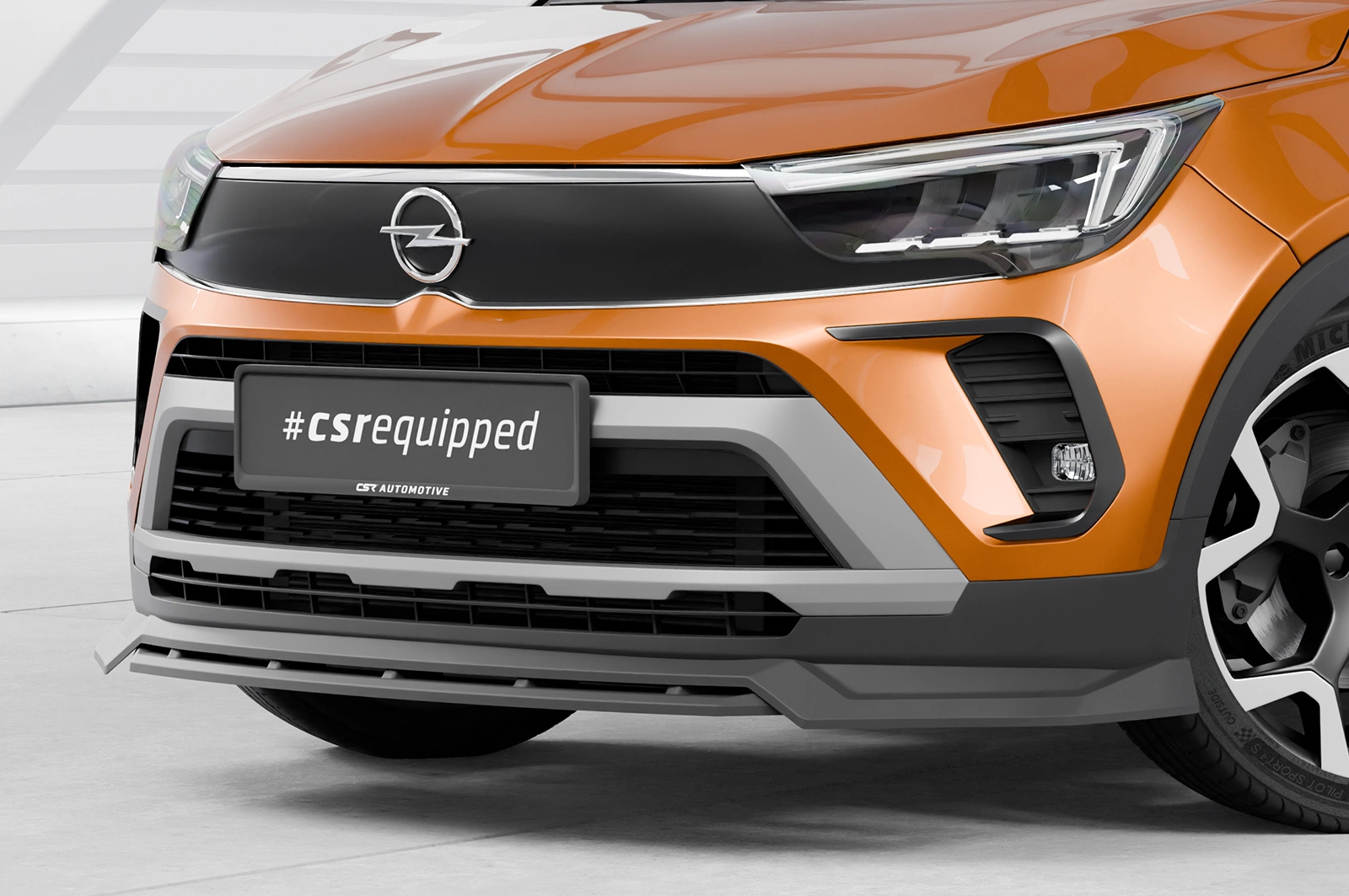 Voorspoiler Opel Crossland Glans Zwart (2020–) CSR