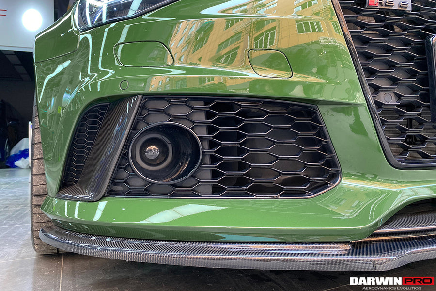 Audi RS6 Avant Carbon Fiber Bumper Canards 2013-2018