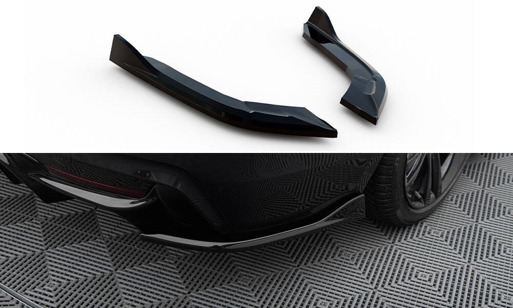 Achter Zij Splitter BMW 4 Serie F36 M-Pack Glanzend Zwart