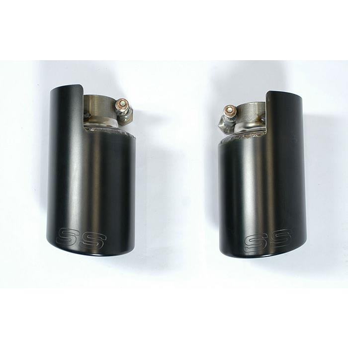 595 ABARTH 1.4T (145 Hp) (Ø65) 2015 Endpipe kit Right O100 - Left O100 "Black"