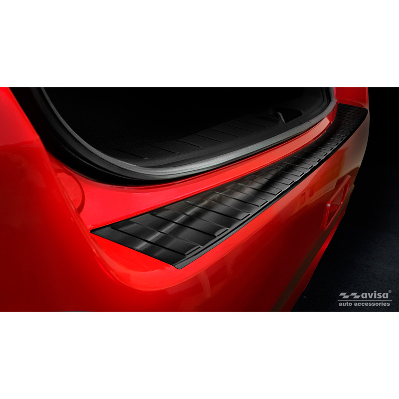 Zwart RVS Achterbumperprotector  Mitsubishi ASX Facelift 2019- 'Ribs'
