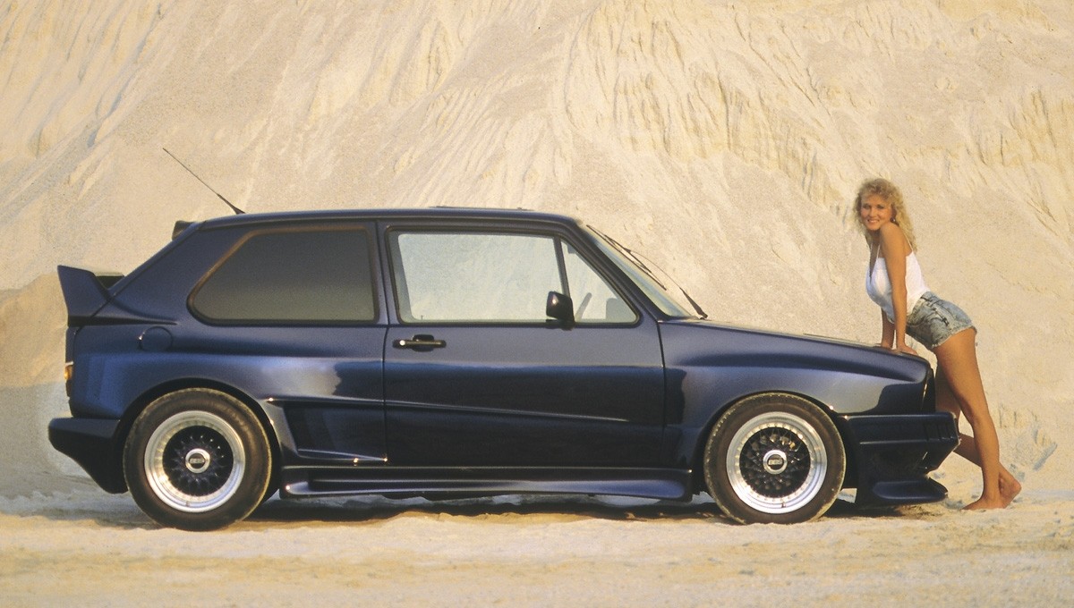 Deuropzets Breedversie ll VW Golf I Polyester Rieger