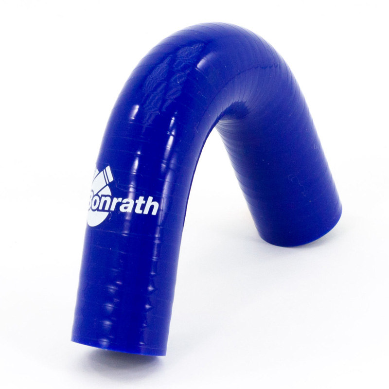 Bonrath Siliconen slang 135 graden bocht - Lengte:50mm - Ø8mm