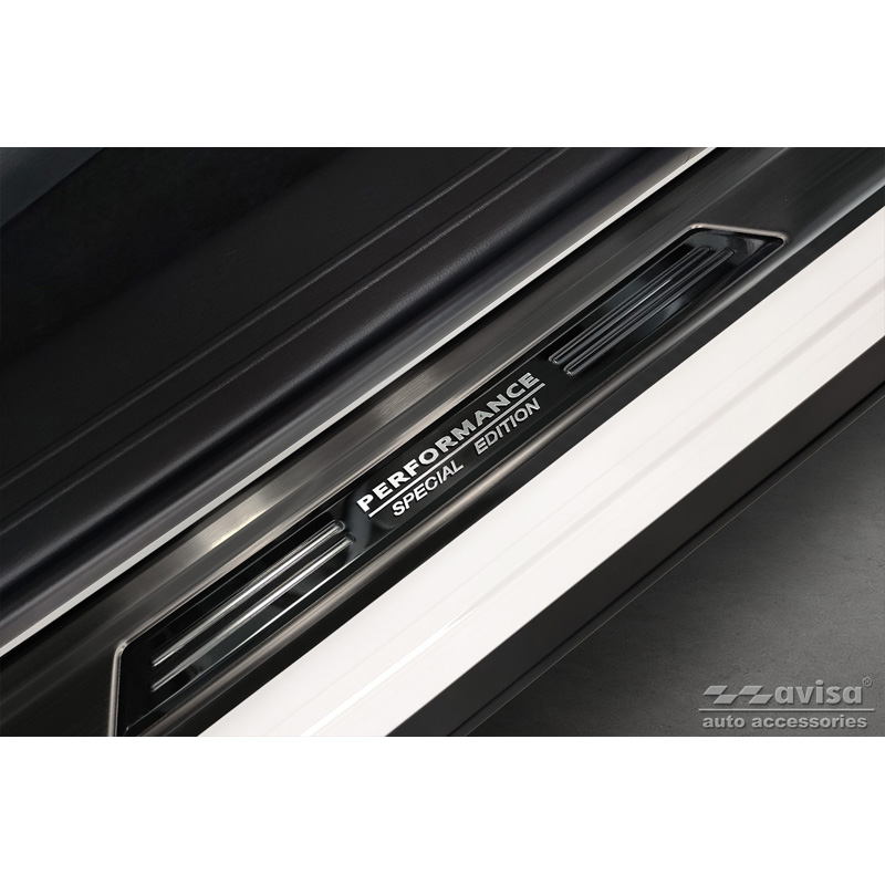 Zwart RVS Instaplijsten  Mazda CX-60 (KH) 2022- - 'Performance Special Edition' - 4-delig