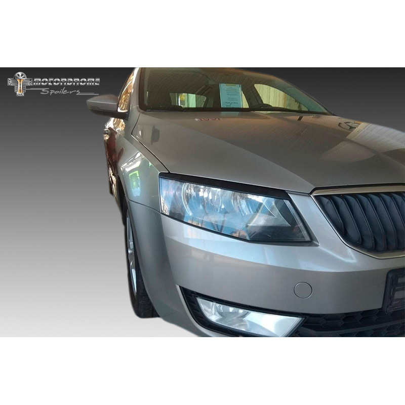 Koplampspoilers  Skoda Octavia III Sedan/Kombi 2013-2017 (ABS)