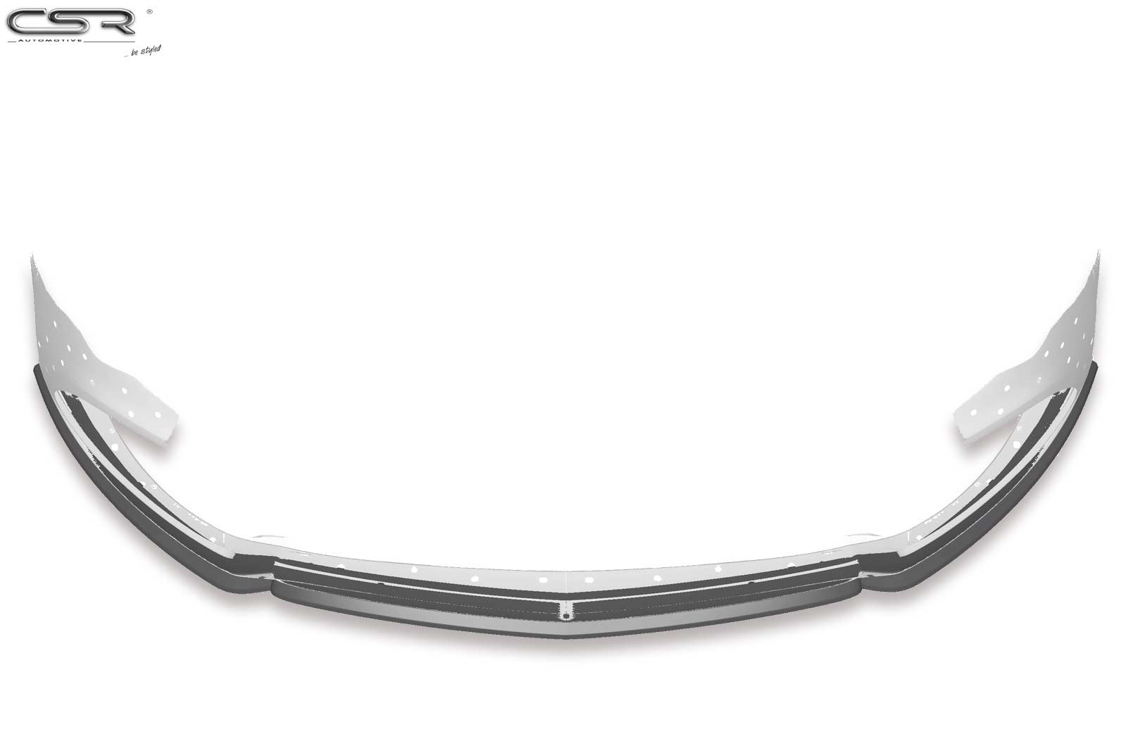Voorspoiler Mercedes Benz CLA C118/X118 AMG-Line Zwart Glans