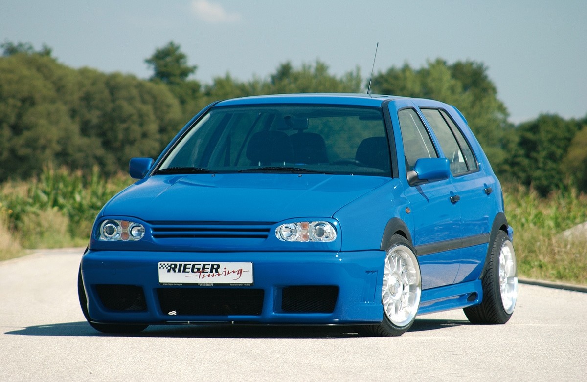 Koplampgrill golf 4 VW Golf III Rieger(Zonder tuv)