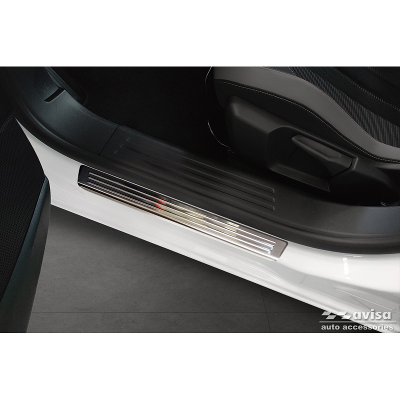 RVS Instaplijsten  Opel Mokka II 2020- 'Lines' - 4-delig