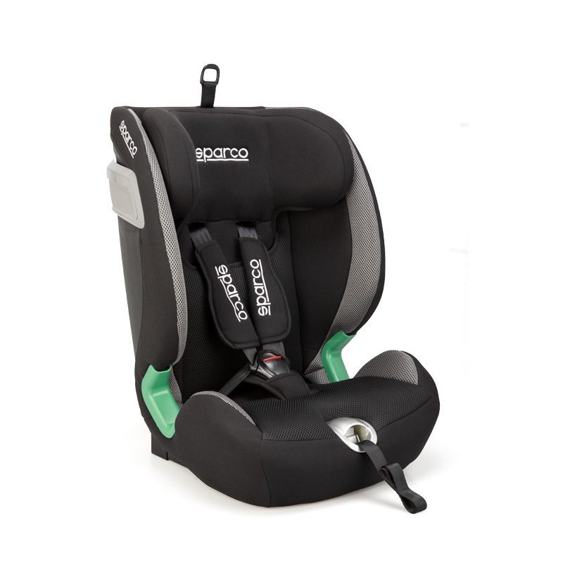 Sparco kinderstoel SK5000I (Isofix) Zwart/Grijs i-Size 76-150cm (ECE-R129/03)