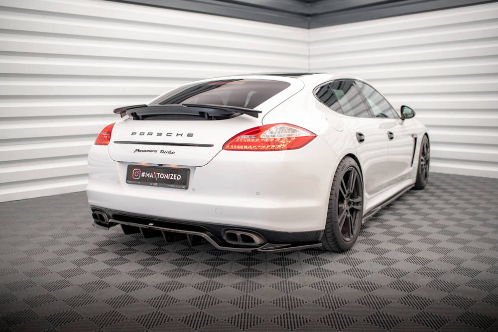 Diffuser Porsche Panamera Turbo 970 Maxton Glans Zwart